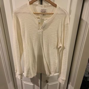 Men’s lucky brand ivory long sleeve button down